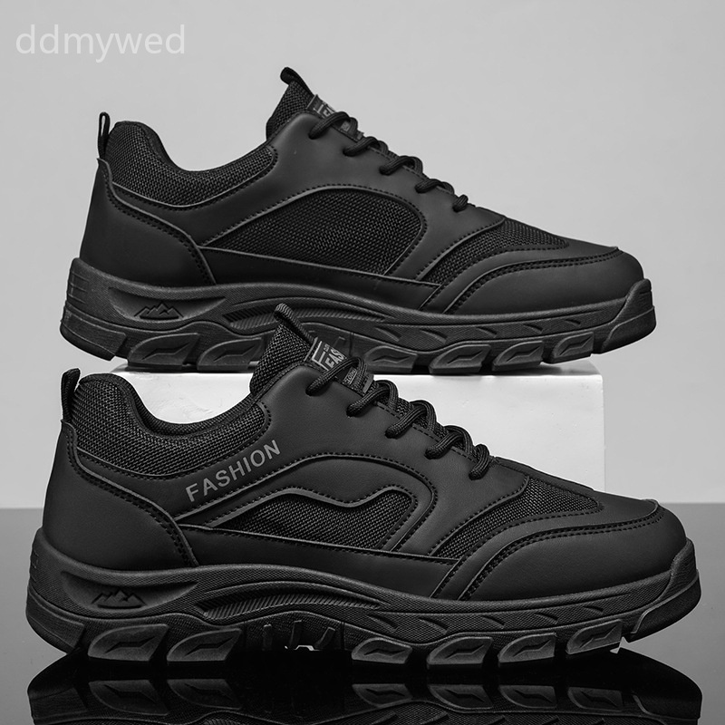 Men's Outdoor Hiking Shoes 2026 Autumn Military Green Non-Slip Trail Running Sneakers Breathable Casual Sports Footwear