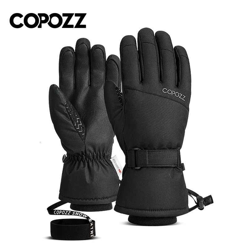 COPOZZ Men Women Ski Gloves Ultralight Waterproof Winter Warm Gloves Snowboard Gloves Motorcycle Riding Snow Windproof Gloves 261016