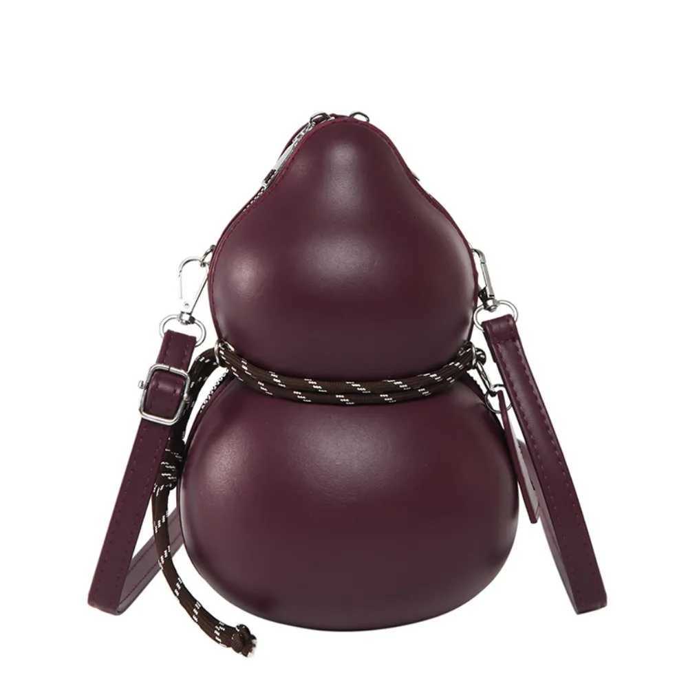 Shoulder Bags New Designer Gourd Shoulder Bag Tai Chi Casual Cross Body Bag Chinese Style Leisure Gourd Zipper Bag Men Women H261016
