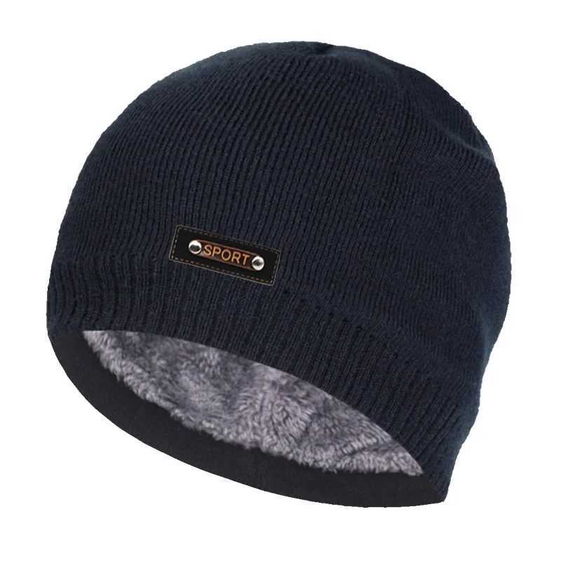 Beanie/Skull Caps Knitted Hat Men Winter Hats For Men Women Beanie Hat Cap Fur Skullies Beanies Homme Skull Gorro Bonnet CapsT261017