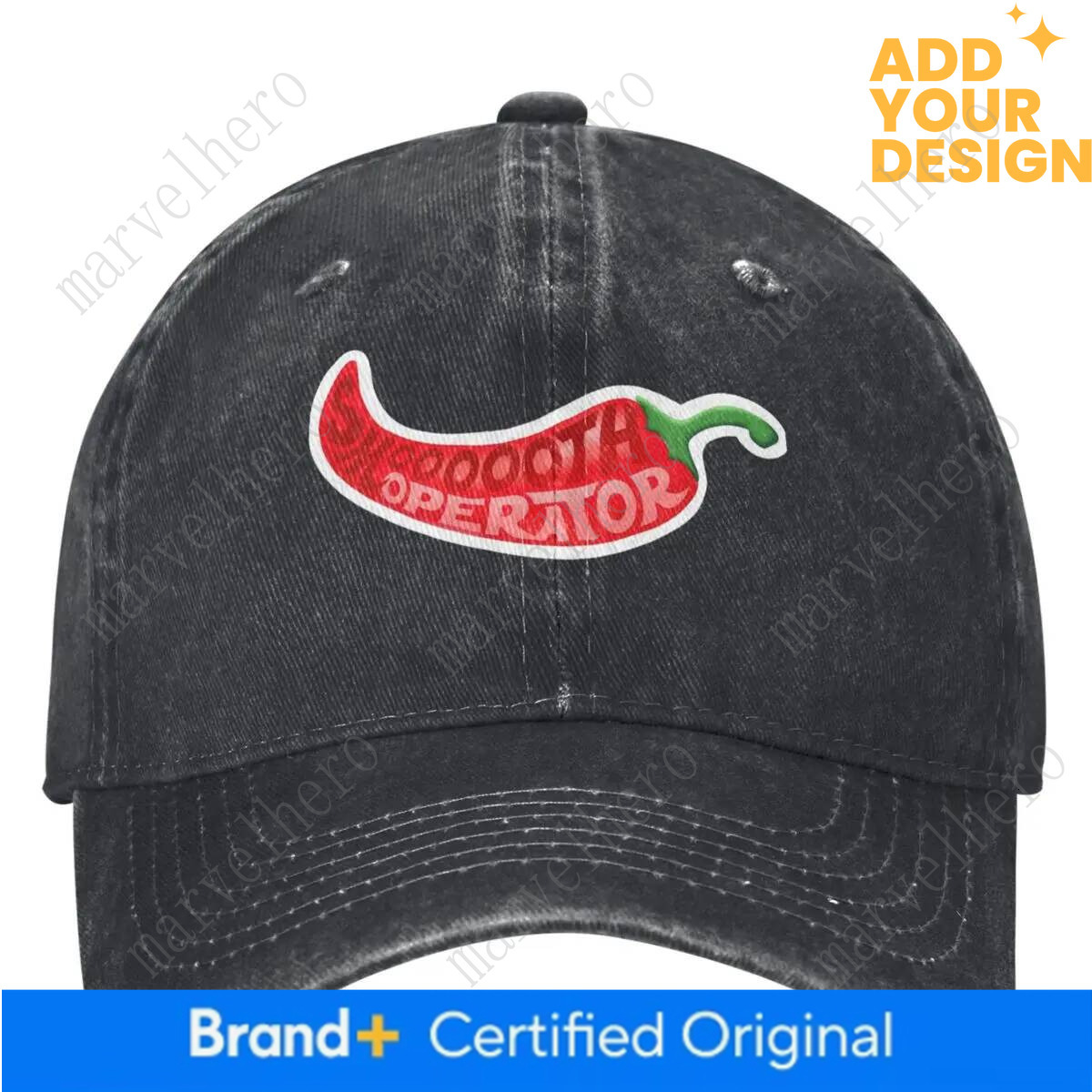 Smooth Operator Denim Carlos Sainz Running Hippie Hip Hop Hats Summer Women Men Streetwear Sun Visors Baseball Cap