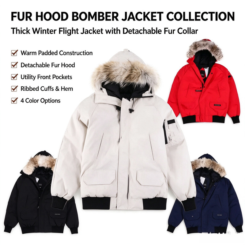 Men's Canadian Coats Jacket Designer Jacket Men's and Women's Jacket Couple Classic Design Winter Down Jacket Men's Outdoor Mult