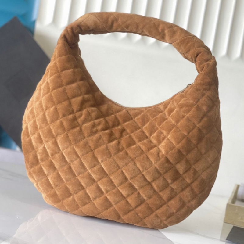 2026 Women High Quality luxury designer bag Viral Quilted Chain Bucket Bag Large Capacity Shoulder Underarm Style Purse Trendy Top Hot Soft Free shi