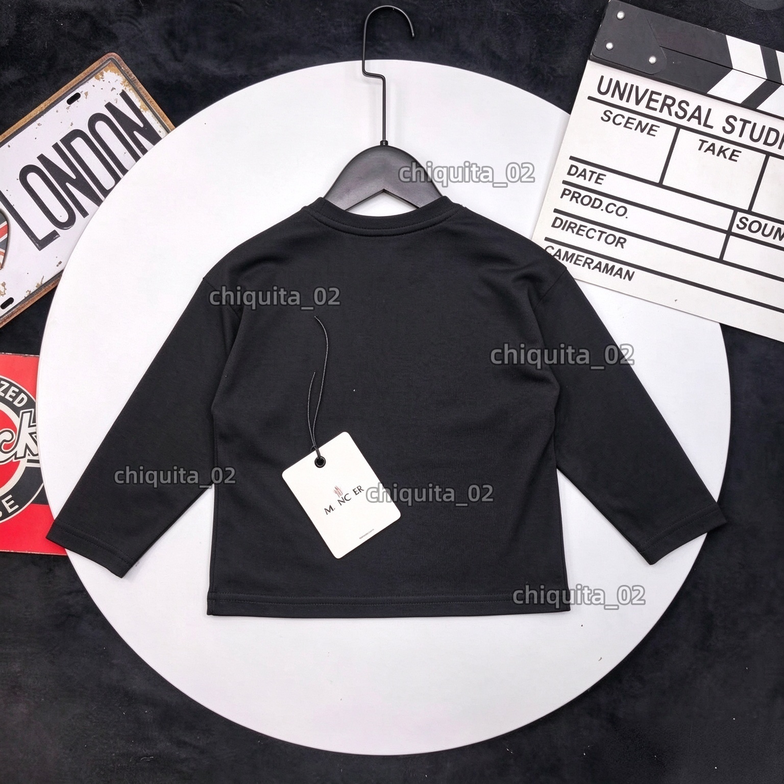 Free Shipping Boys Girls Kids Crew Neck Long Sleeve T Shirt Toddler Fine Ribbed Stretch Knit Tee Chest Logo Basic Casual Top Spring Autumn Children