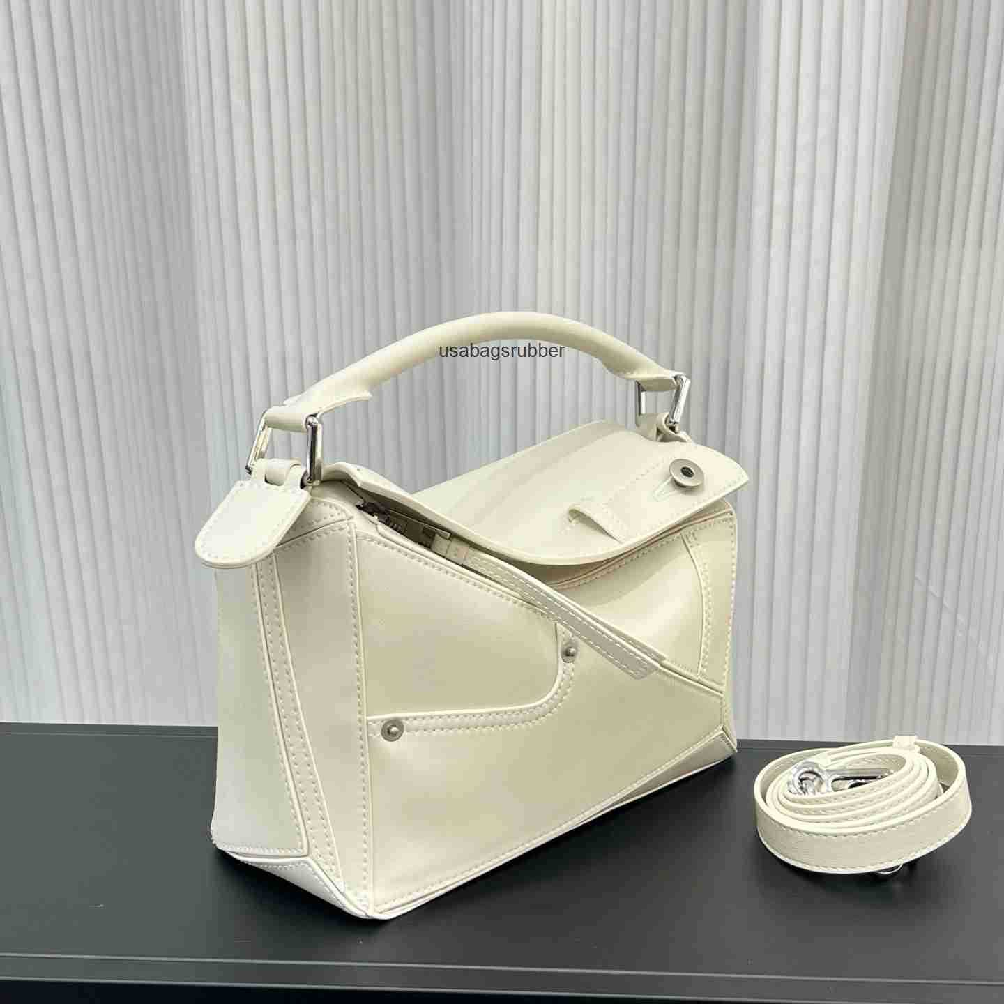 Designer Style Multi Panel Grain Leather Bag Front Zipper Shoulder Bag For Holiday Gift