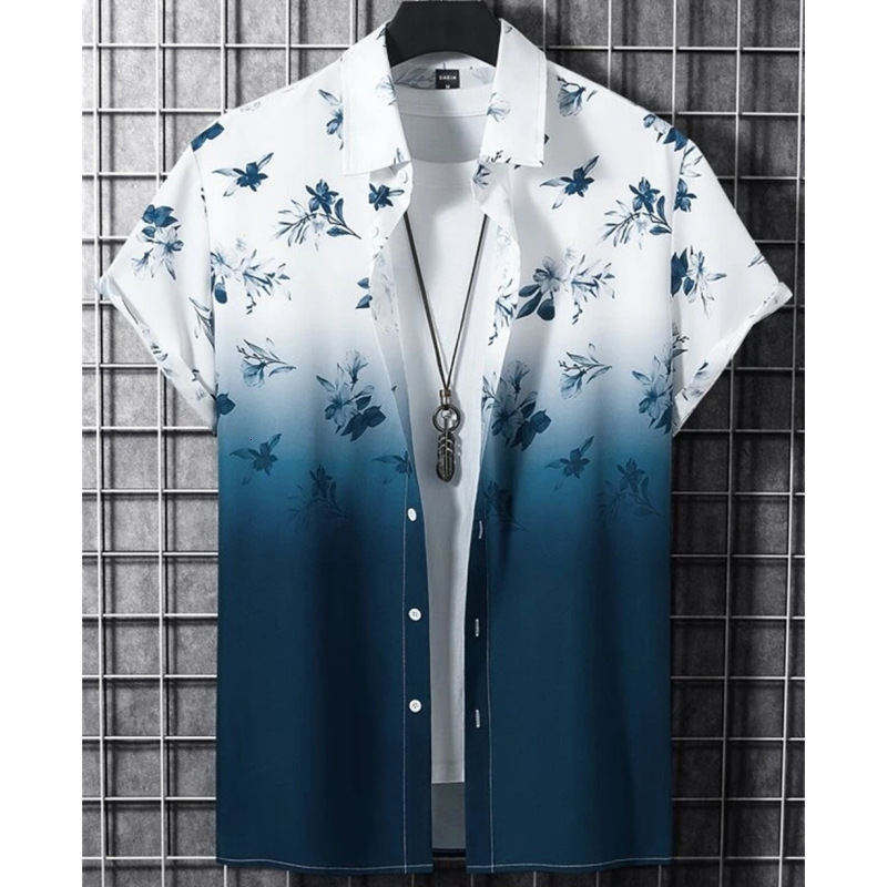 2026 3D Digital Print Beach Party Men's Casual Shirt, European American Direct Sales, Available On And Free Shipping