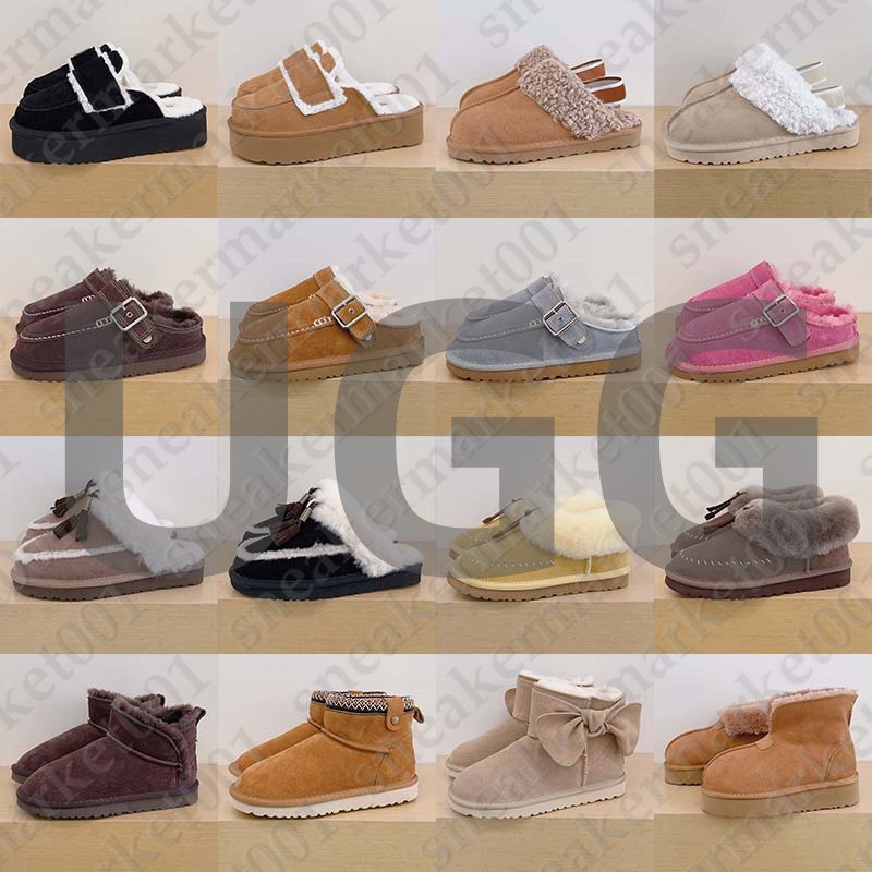 Free Shipping Designer boots martin furry booties uggswomens Goldenstar Evelina Clog Shoes for mens womens sneakers Bottom winter men women boot ove