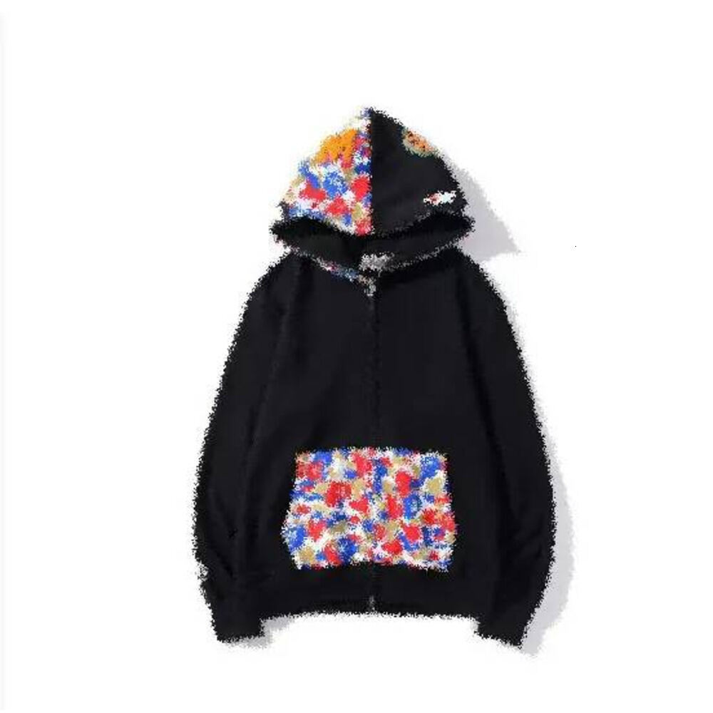 Ape Hoodie Men's Camo Shark Full Zip Hoodie Designer Shark Jacket Graphic Print Long Sleeve Streetwear Sweatshirt With Bathing App Jacket 7C4