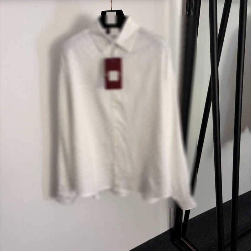 Women's Blouses & Shirts Designer High end slim fit and high-end fashion, hot selling new style, vintage GG jacquard temperament long sleeved s