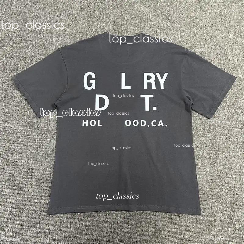 Shirts American Designer Mens T Shirt Luxury High End Letter Couple Gellerydept Short Sleeved High Quality Womens Shirt 88c
