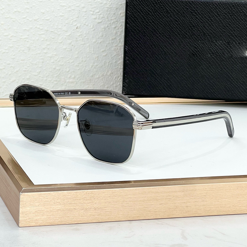 Fashion Rectangle C50 Men sunglasses Metal Frame SUNGLASSES For Women Luxury Glasses Mens Sunglasses Outdoor Goggles UV400 With Box