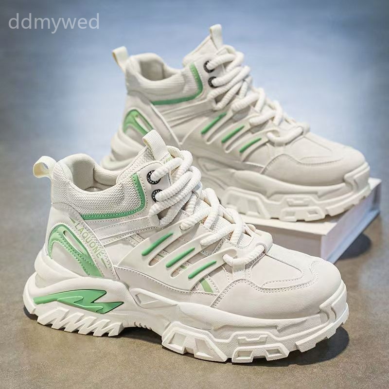 Men's Chunky Sneakers Thick Sole Casual Outdoor Hiking Boots