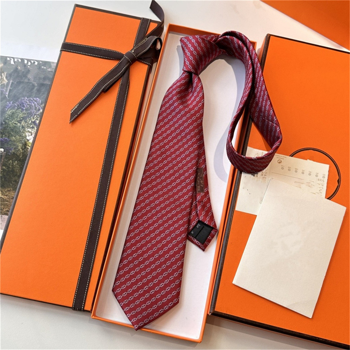 Neck Ties box New Mens Printed 100% Tie Silk Necktie black blue Aldult Jacquard Party Wedding Business Woven Fashion Design Tie 1903
