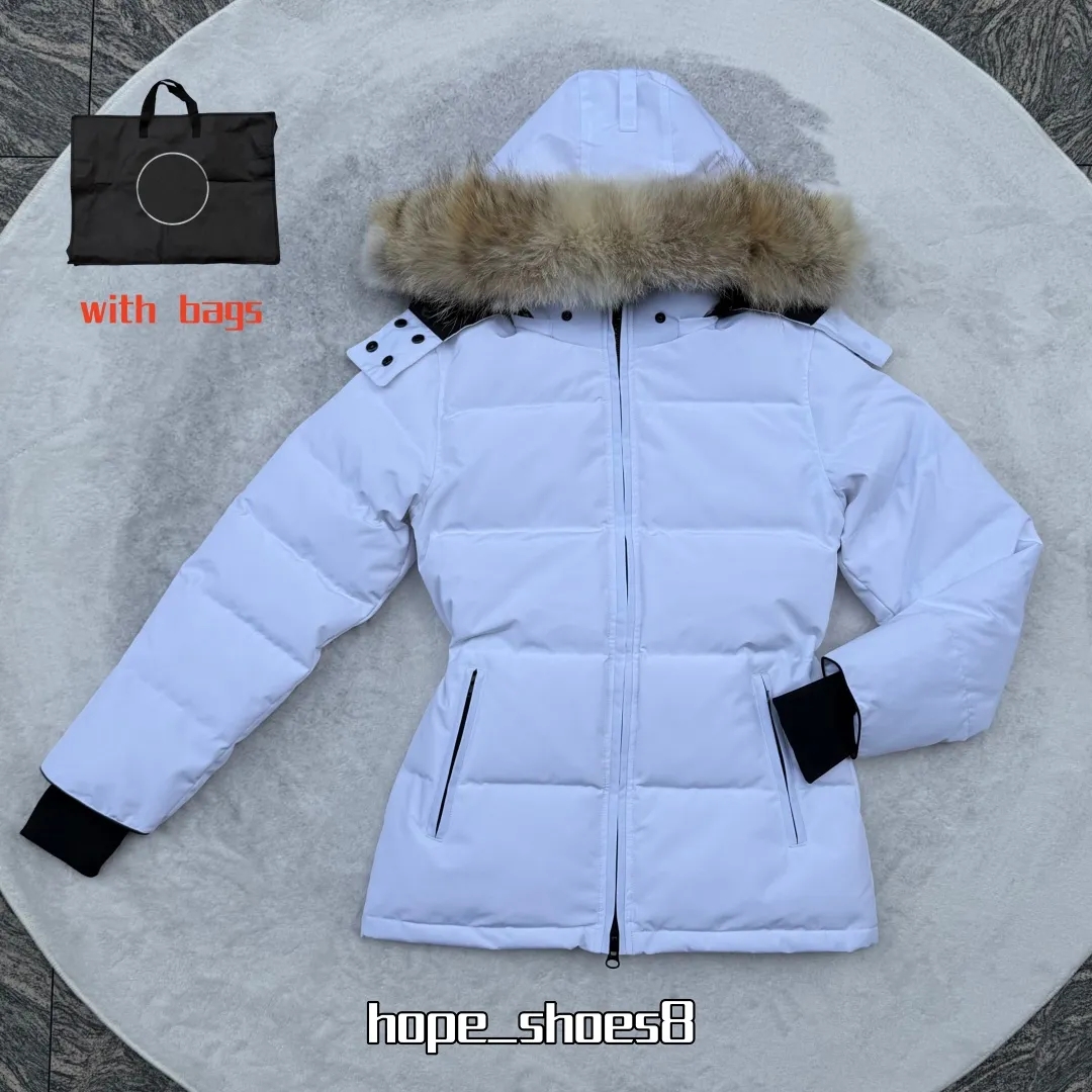 Women Puffer Jackets high quality down Jacket Winter Parka Coats Real Wolf Fur Outdoor Wyndham Windbreaker coats womens Outerwear Luxury down jacket