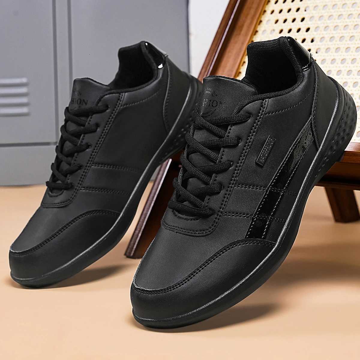 Casual Shoes Leather Men Shoes Sneakers Trend Casual Shoes Breathable Leisure Male Sneakers Men Non-slip Footwear Men Skateboarding Shoes H261016