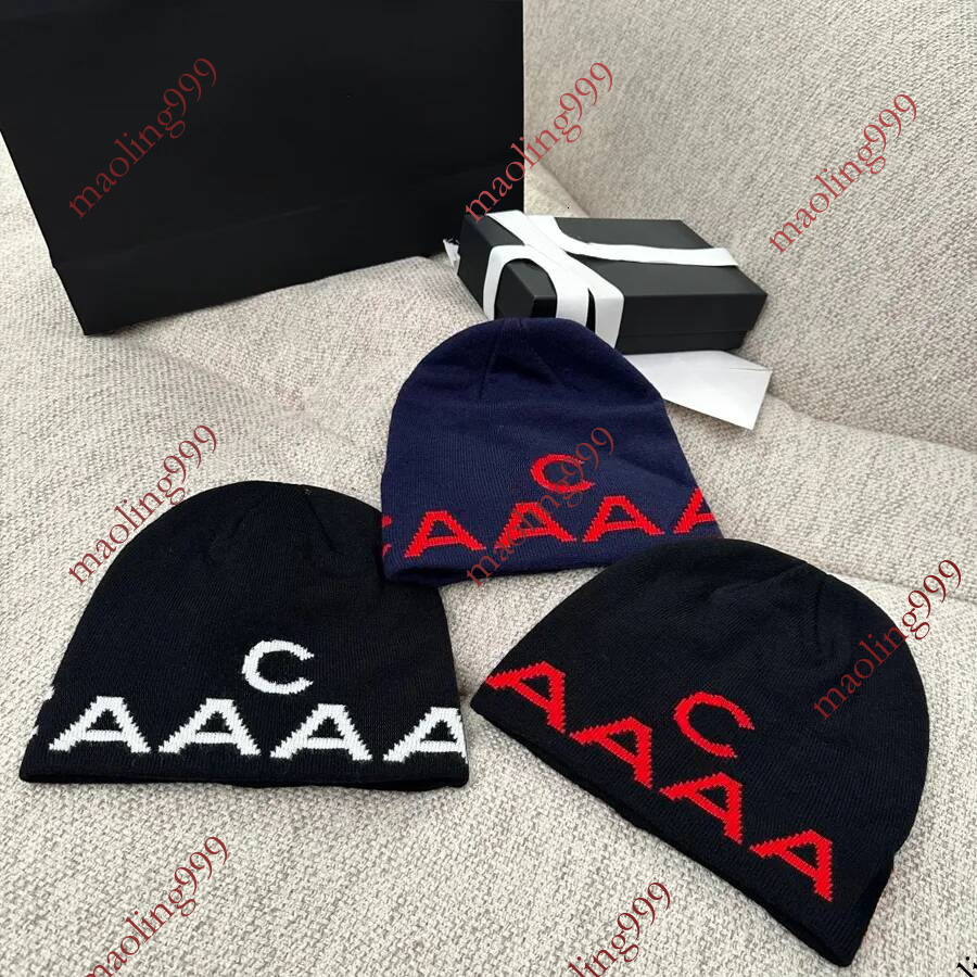 Bonnets de créateurs Femmes Lettre Modèles Hommes Bonnet Tricot Casquettes Dôme Cap Protéger Les Oreilles Coupe-Vent Garder Au Chaud Simple Polyv