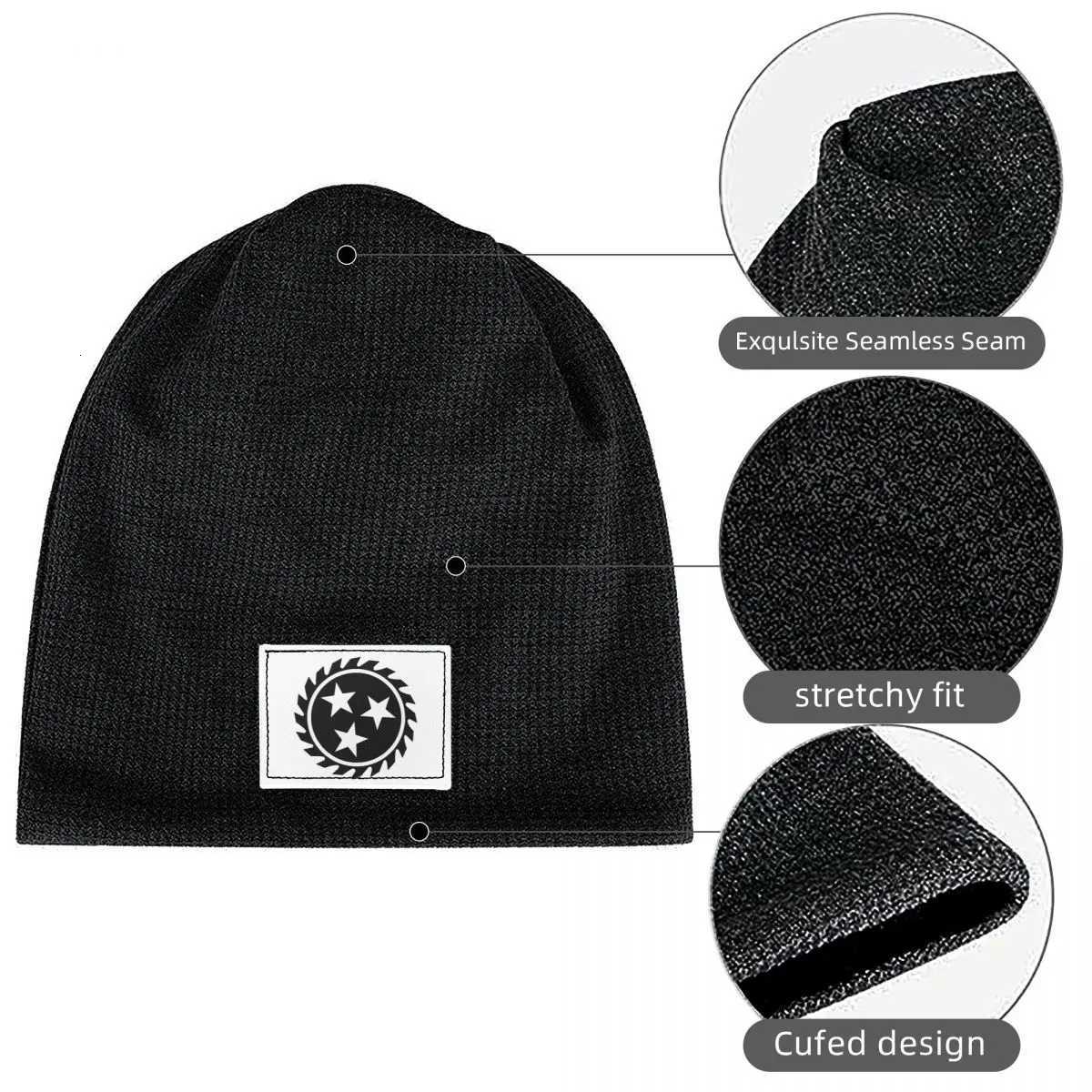 Beanie/Skull Caps Whitechapel Rock Metal Band Waffle Knit Fleece Lined Beanie with PU Leather Patch Unisex Warm Winter Soft CapT261017