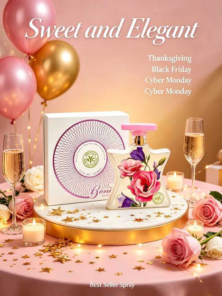 New Arrival Bond No9 New York Flowers EDP 100ml 33oz White Star Perfume Floral Rose Jasmine Amber Long Lasting Scents Men Women Labor Day Hallow M26