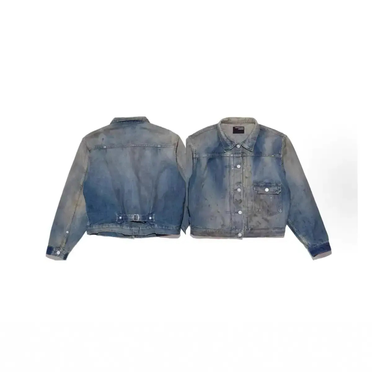 Men outerwear Short Jacket Men Short Jacket Mens Designer Men's Fashion Outerwear Made Old Washed Letters Denim Women's Hip Hop Couple