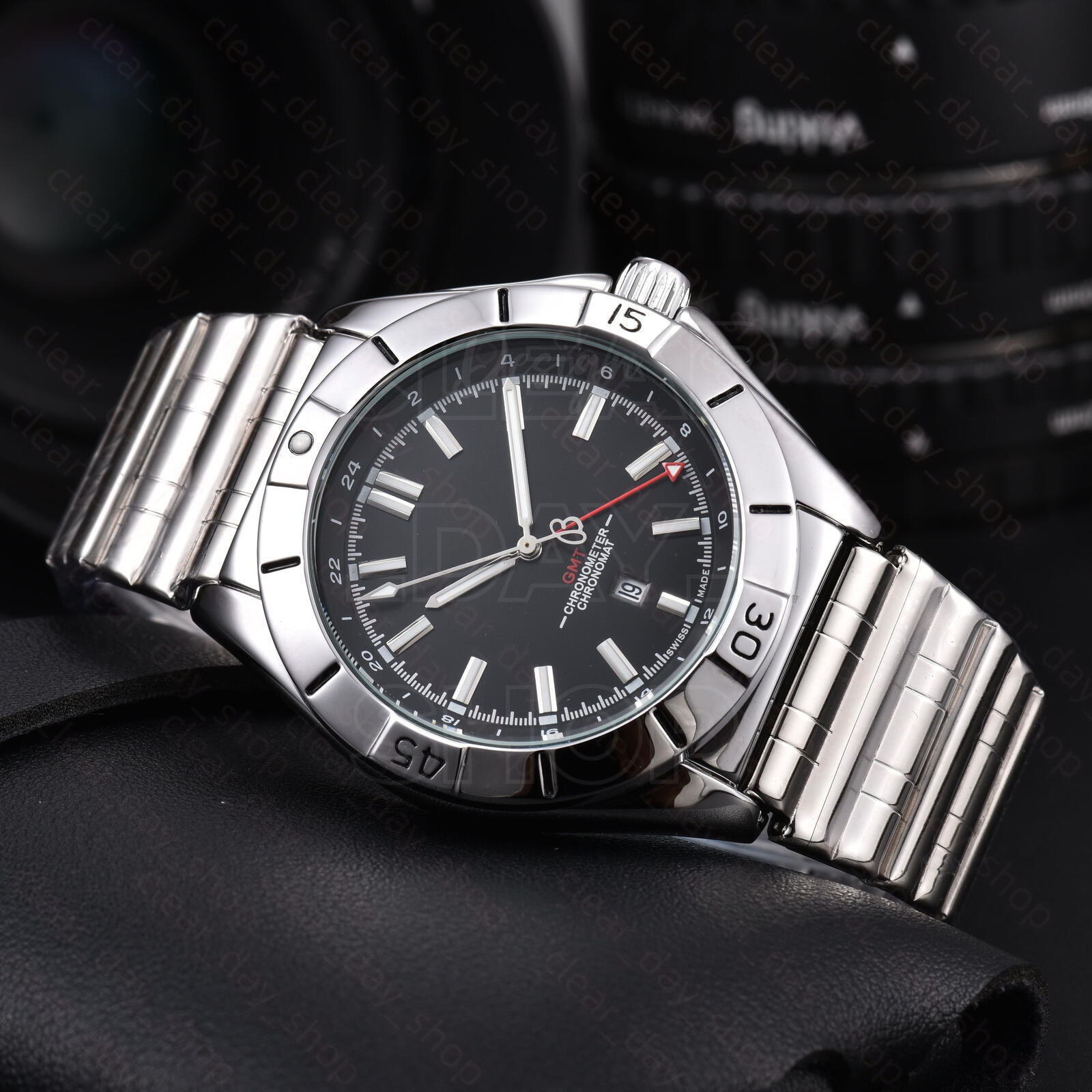 Mens Breilliness Watch Designer Watch Man Daily Business Breitlinlyness Watch Classic High Quality Quartz Watch Multi Functional Calendar Chronograp