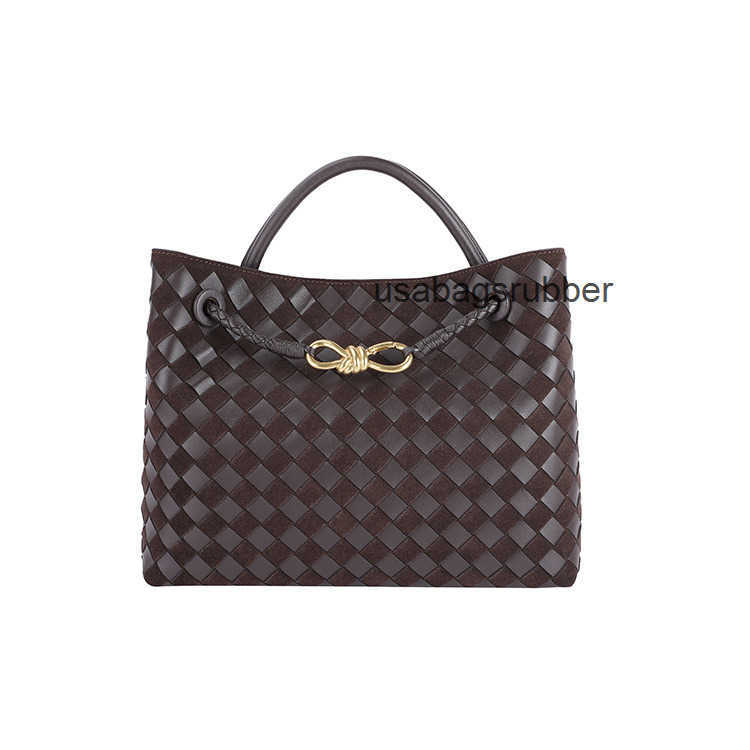 Refined Designer Style New French style woven leather handbag for women casual suede with buckle suitable for everyday wear in autumn and winter