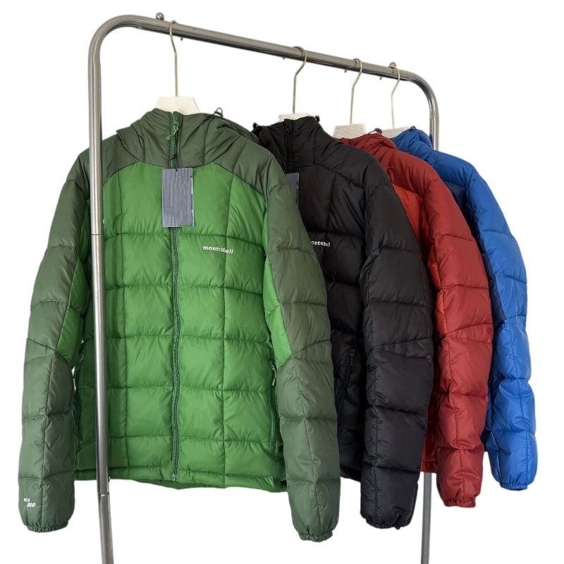 montbell designer puffer jacket men winter doudoune mens womens down jackets homme jassen Color blocked hooded outdoor coats dh1757
