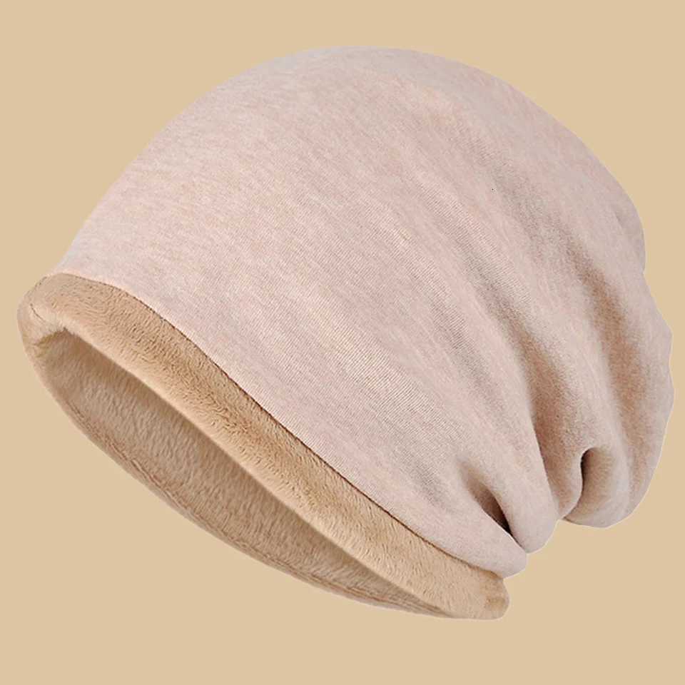 Beanie/Skull Caps Big Bone Mens Thick Warm Beanie Cozy Fleece Lined Winter Knit Hat Hiphop Skull Cap for Women Unisex Windproof Cuffed CapT261017