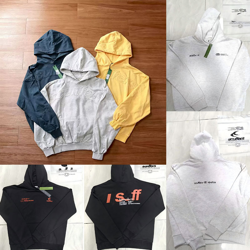 Suffer Hoodie designer hoodie Casual men womenscufferrs hoodies High Street Hip Hop Scuffer Pulloverharajuku hoody Double-Sided Printed hooded sweat