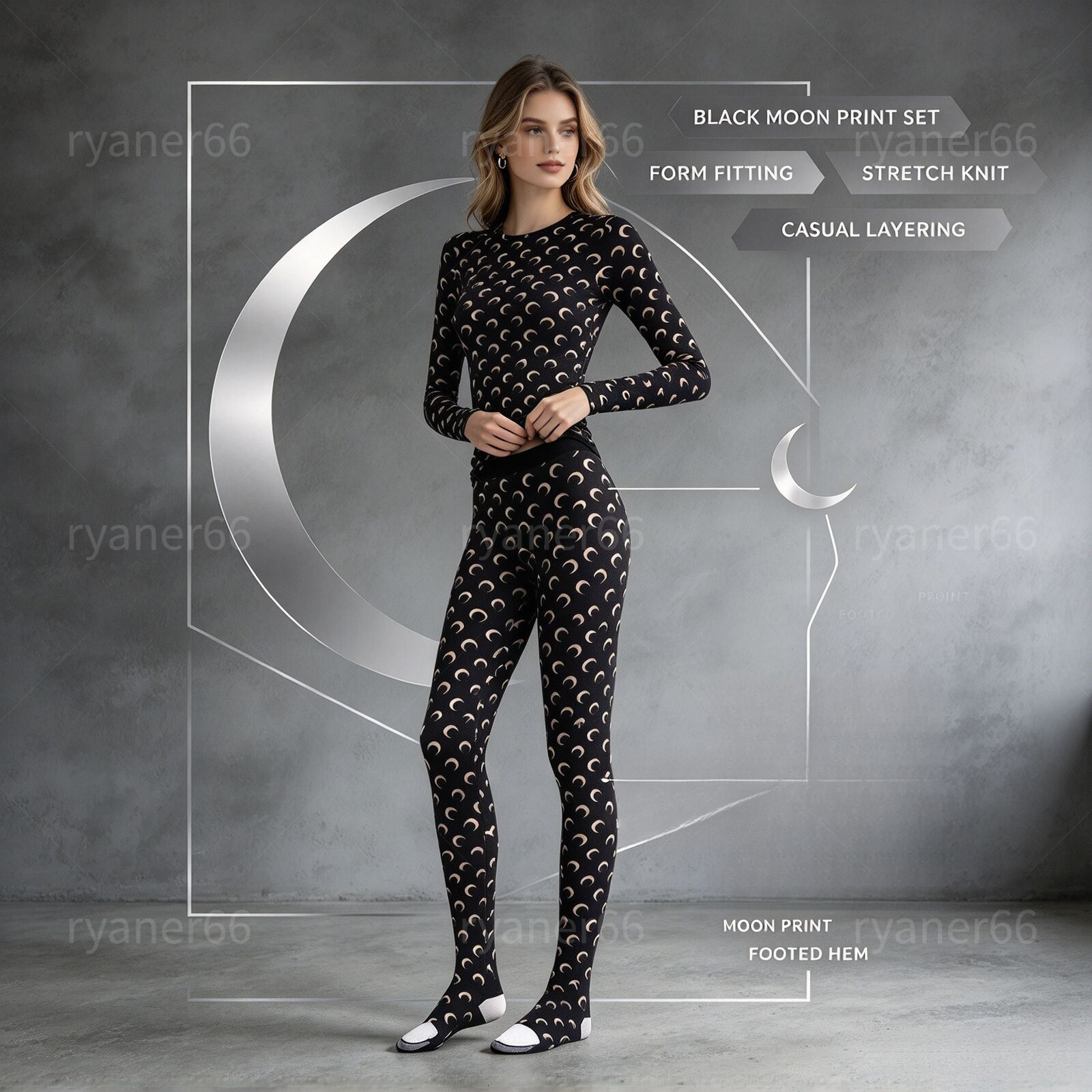 2026 Leggings two-piece set Jumpsuits Elastic Slimming T-shirt Ice Silk Women Black Sports Shorts Set sexy classic print long sleeve printed graphic