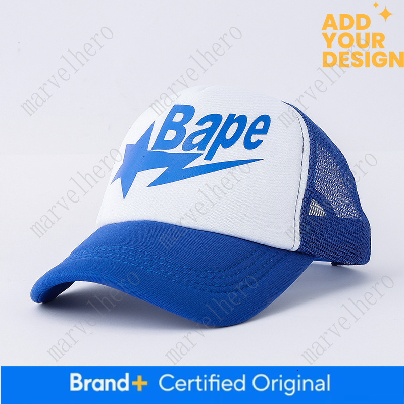 Trendy Men S Driver Korean Style High Brim Baseball Printed Cycling Mesh Cap Summer Women S Sun Hat