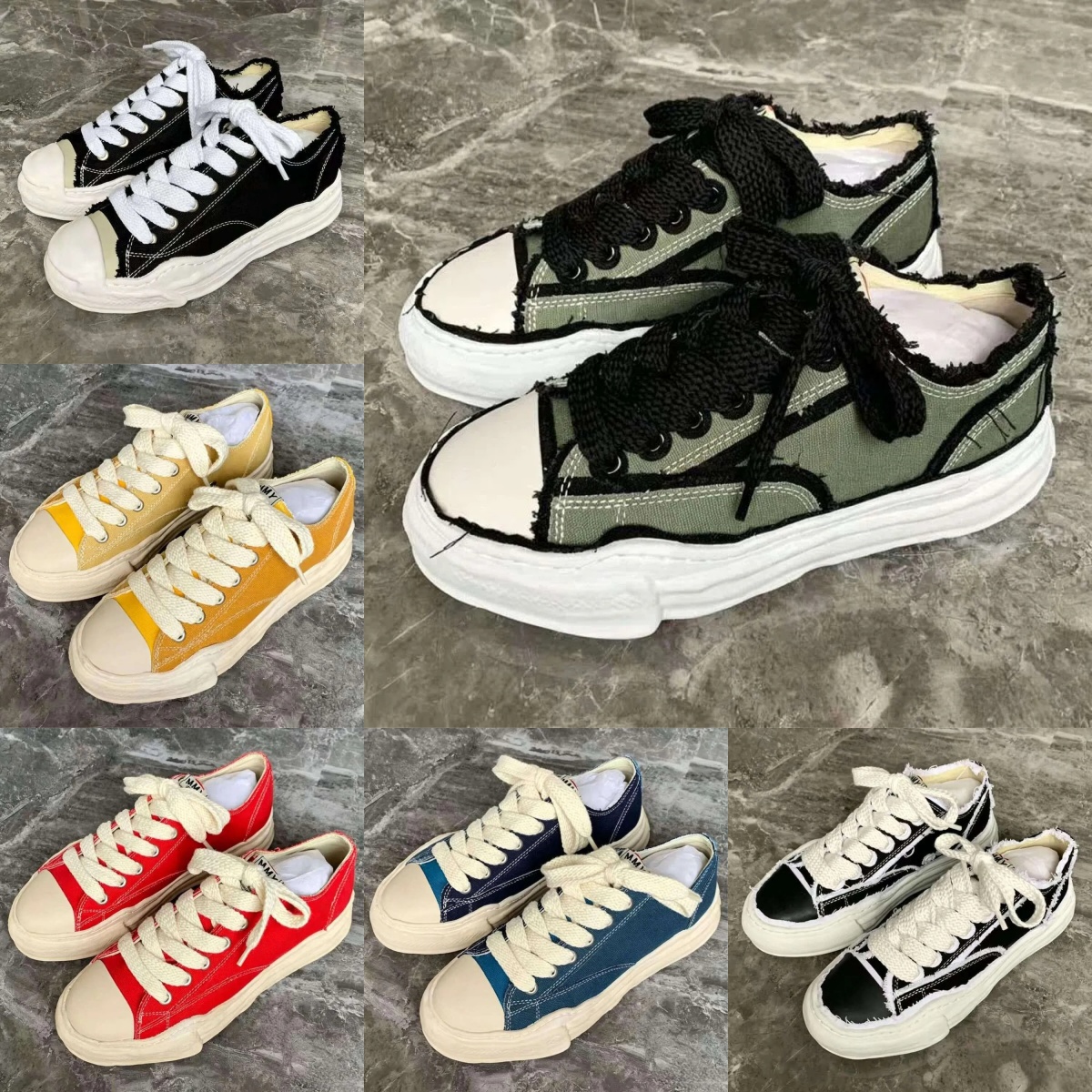 Designer Shoes Mason Peterson OG Sole Canvas Mastermind Blakey Shoes Men Women New Casual Dissoed Low Natural Hank Blue Purple Green Black Sneakers