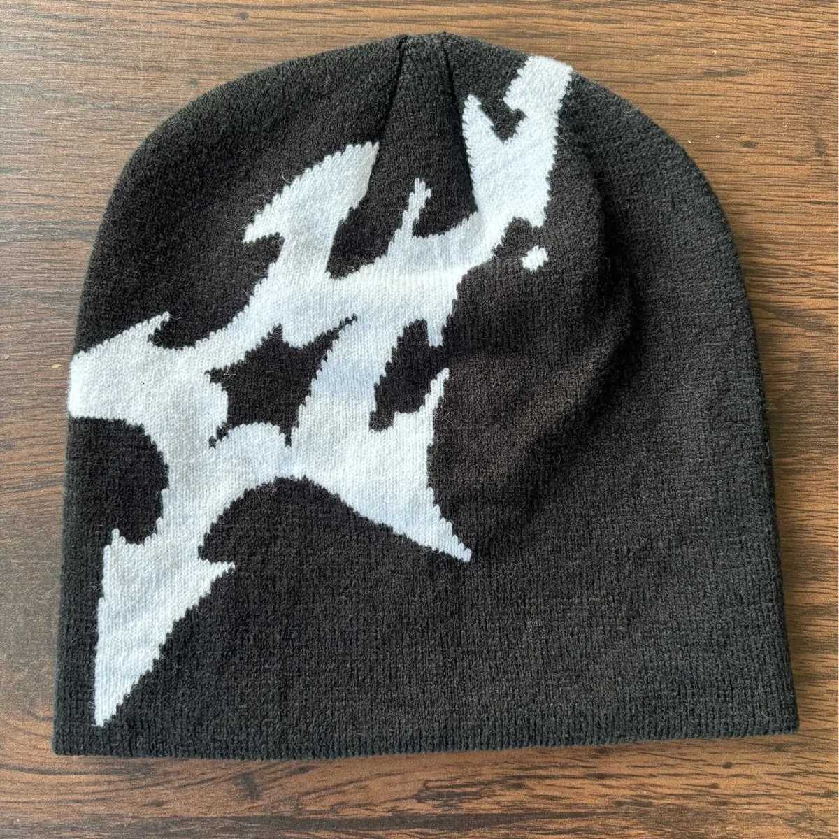 Beanie/Skull Caps New Autumu Winter Keep Warm Knit Hat Women Men Skiing Beanies Outdoor Cold Hat Cycling Fashion Letter Y2K Hiphop BeanieT261017