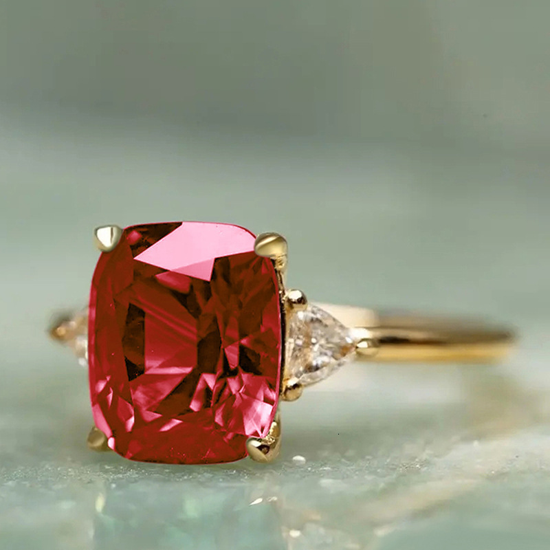 Custom-Made Fashionable European And American Exaggerated Personality Retro Wish New TEMU Hot Sale Princess Engagement Ring For Women