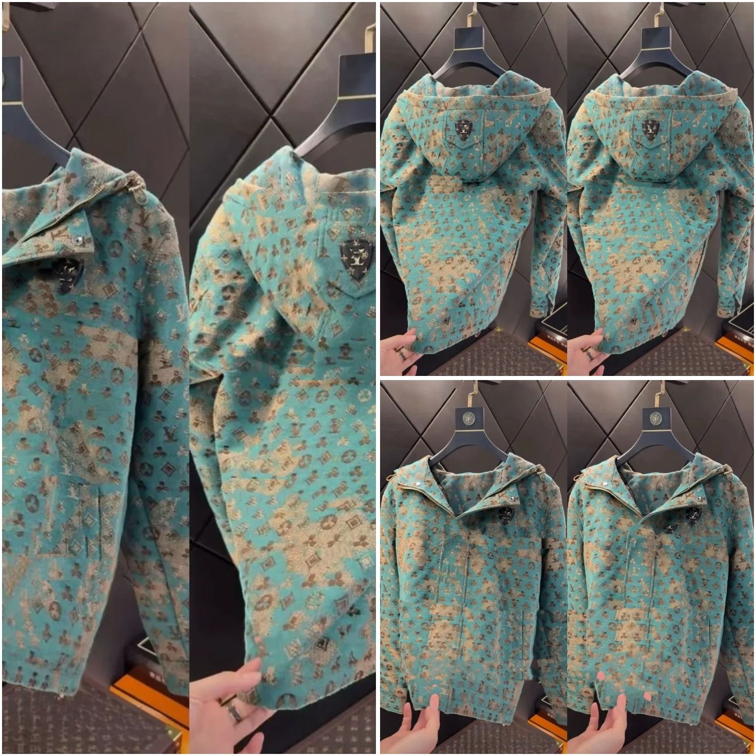 Free Shipping New Spring And Autumn Fashionable Versatile 2026 Style Hooded Jacket, Trendy Loose Fit, Fashion Outdoor Travel For Men