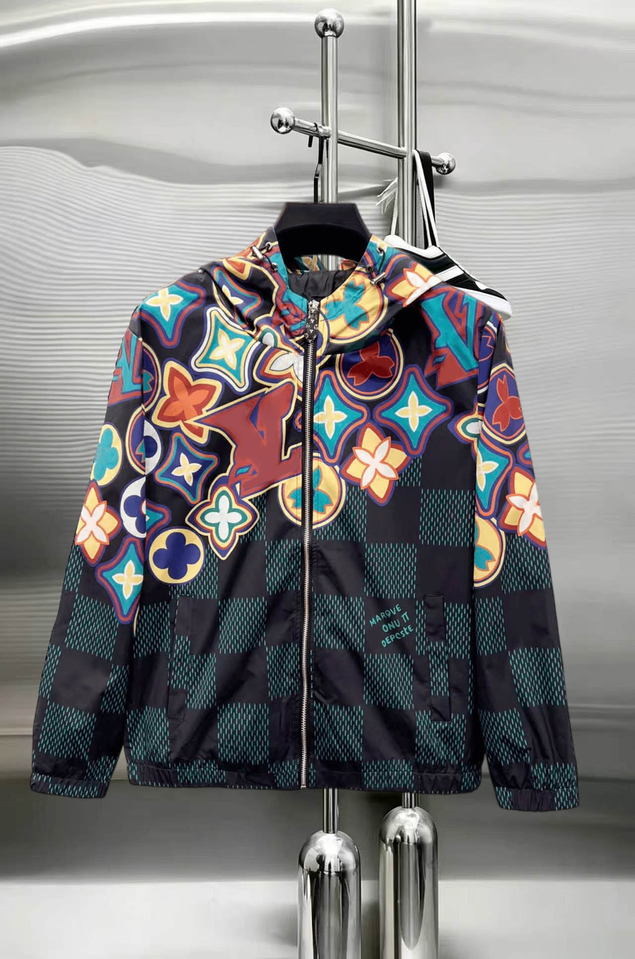classic Designer Hooded Jacket Autumn Winter Men Coat Windproof Sports windbreaker Embroidered letters luxury jackets