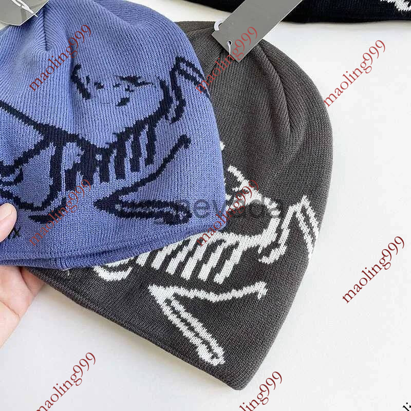 Bonnet / Skull Caps Automne Hiver Nouveau Adulte Jacquard Tricoté Mode Polyvalent Pull Hommes Cyclisme En Plein Air Froid Et Chaud Oreille Protec