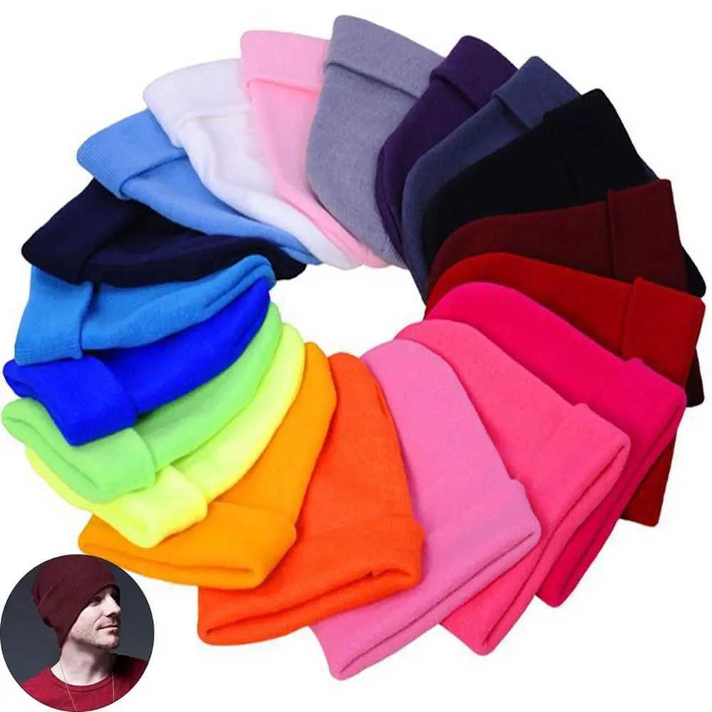 Beanie/Skull Caps Winter Hats for Woman New Beanies Knitted Solid Cute Hat Girls Autumn Female Beanie Caps Warmer Bonnet Ladies Casual CapT261017