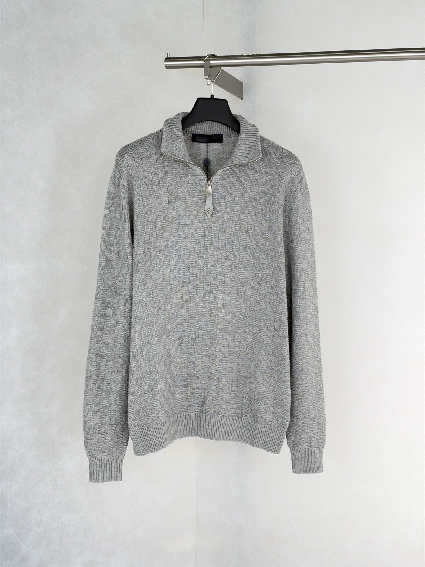 Men's Plus Size Sweaters hoodies in autumn / winter 2026acquard knitting machine e Custom jnlarged detail crew neck cotton W44745633