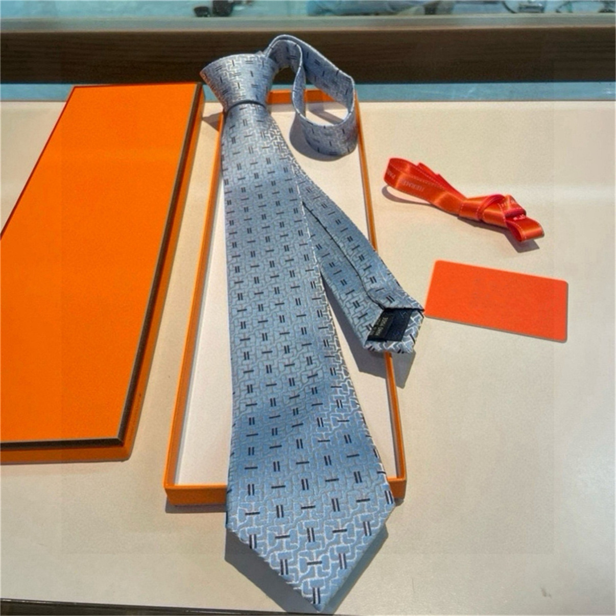Fashion Aldult Jacquard Party Wedding Business Woven Design Hawaii Neck Ties box New Neck Ties High Quality Letter 100% Tie Silk black blue 9191