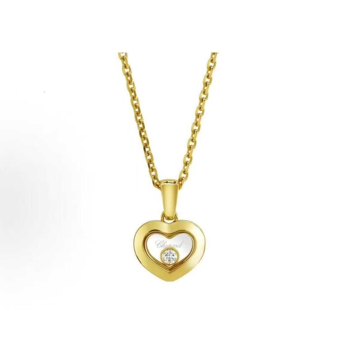 Chopardlies Chopardity Jewelry Necklace Chopars Happy Diamond Designer Necklace For Woman Man Light Luxury Design Clavicle Chain Ins-Style Pendant Z