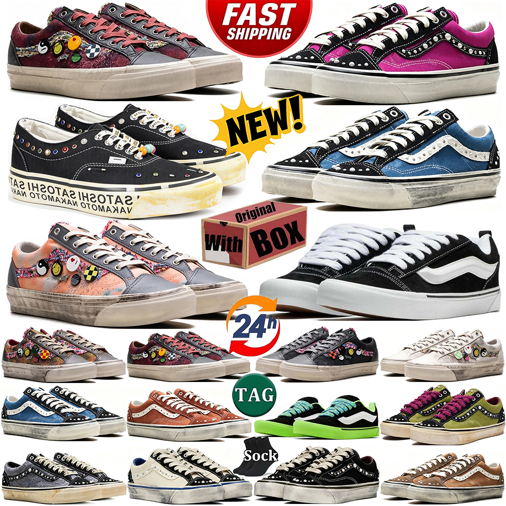 with box designer shos van old skools Luxury Canvas Pearlized Shoes New select Sneakers Men Women Pearl Trainers Vintage Sports Shoes Lace-Up Walkin