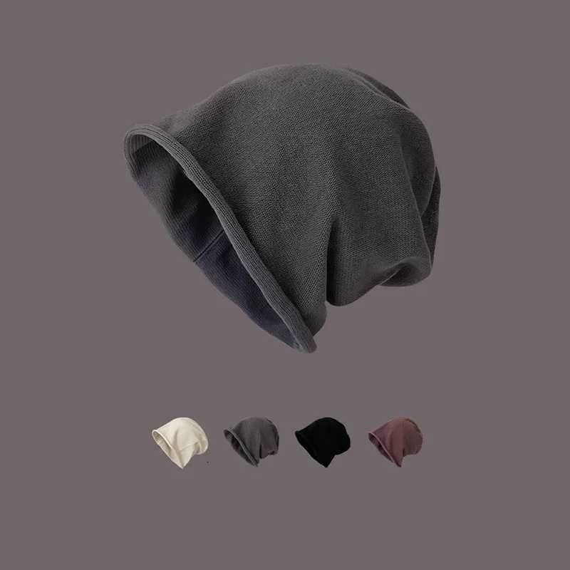 Beanie/Skull Caps Custom Women Men Fashion Beanie Hat Thin Hip-hop Soft Stretch Slouchy Outdoor Skull Cap Suitable for Winter Autumn Spring HatT2610