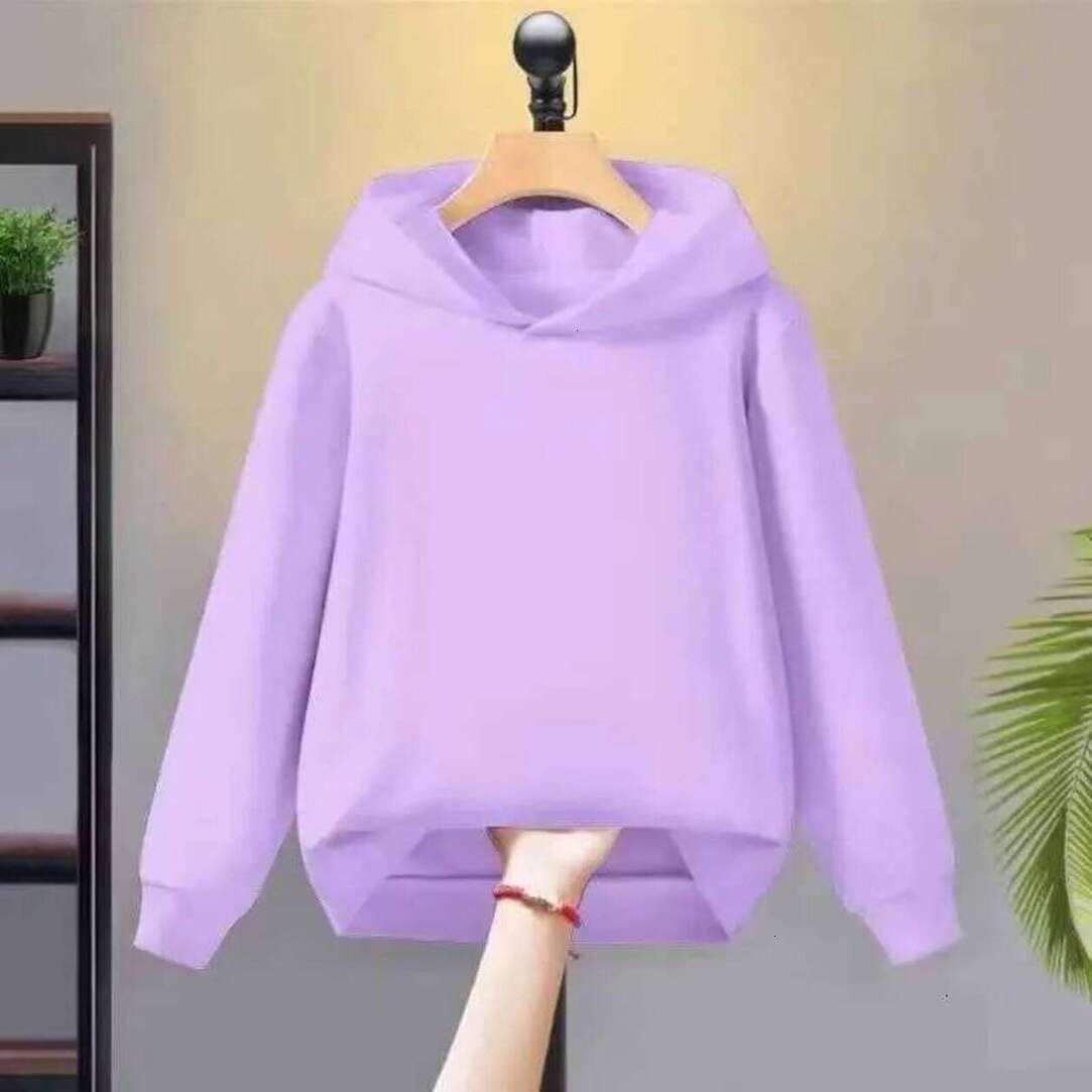 Girls pullover Hoodie Spring Autumn Kids Hot Selling 2 12 Year Old Boys And Girls Casual Hoodies Top Solid Color Sport