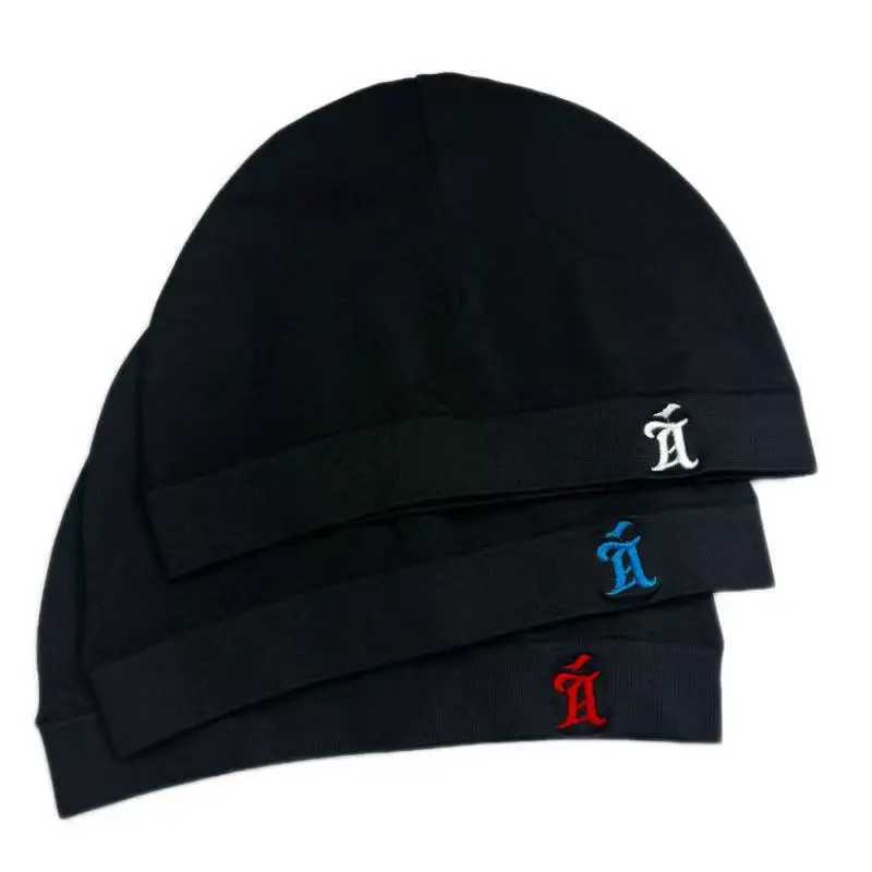 New Unique Embroidered Knitted Hat Nylon Hoodie Outdoor Leisure Y2K Sports Hat Solid Color Autumn/Winter Warmth S261017POQB