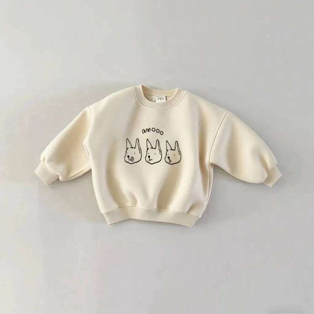 Girls Hoodie Long Sleeve Sweatshirts Spring/Fall Simple pullover Casual Hoodies For Boys And Girls Lovely Round Neck Pullovers Baby Trendy Clothes C