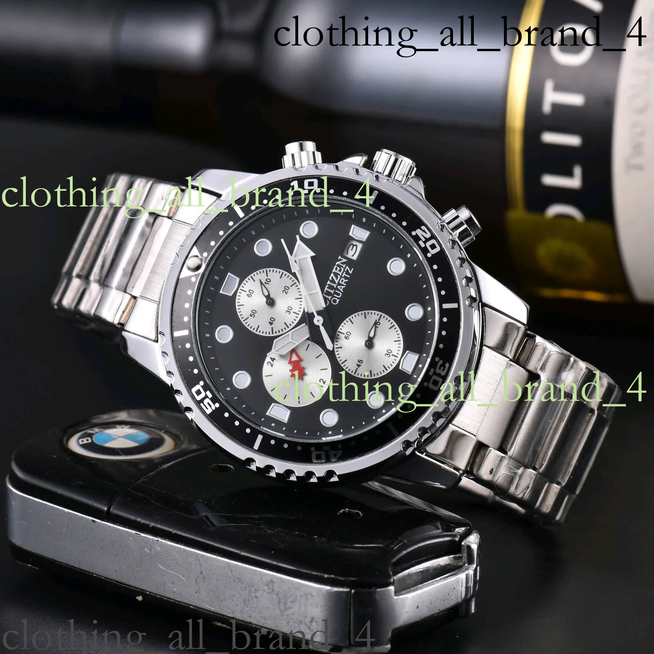 Citize Watch Men Luxury Trend Citi Quartz Calendar Waterproof Multi Function Fancy Round Stainless Automatic Date Designer High Quality Mens Citizen