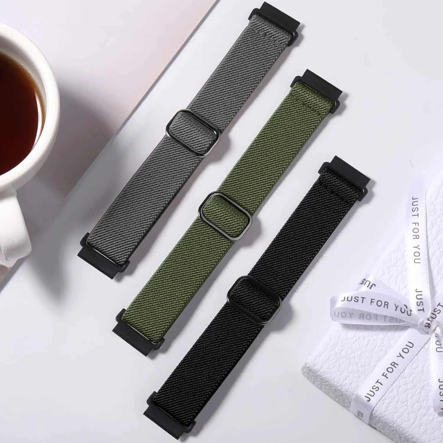 20mm 22mm Nylon Strap For Garmin Vivoactive 4 3 HR Band Watch Venu 2 SQ Forerunner 645 Elastic Wristband Bracelet Fenix 6 5 Pro Q261016
