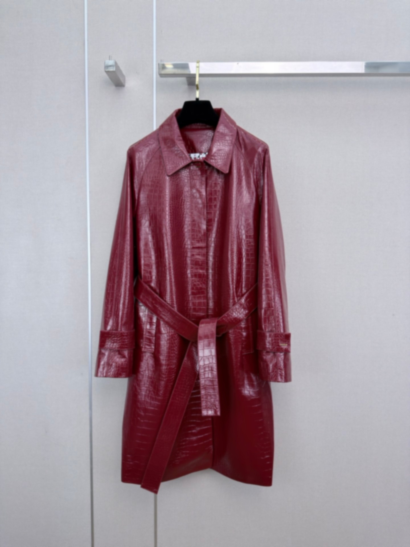 C home 2026 new coat top quality real leather jacket women women's jacket genuine leather jacket designer jacket Crocodile jacket trench coat w