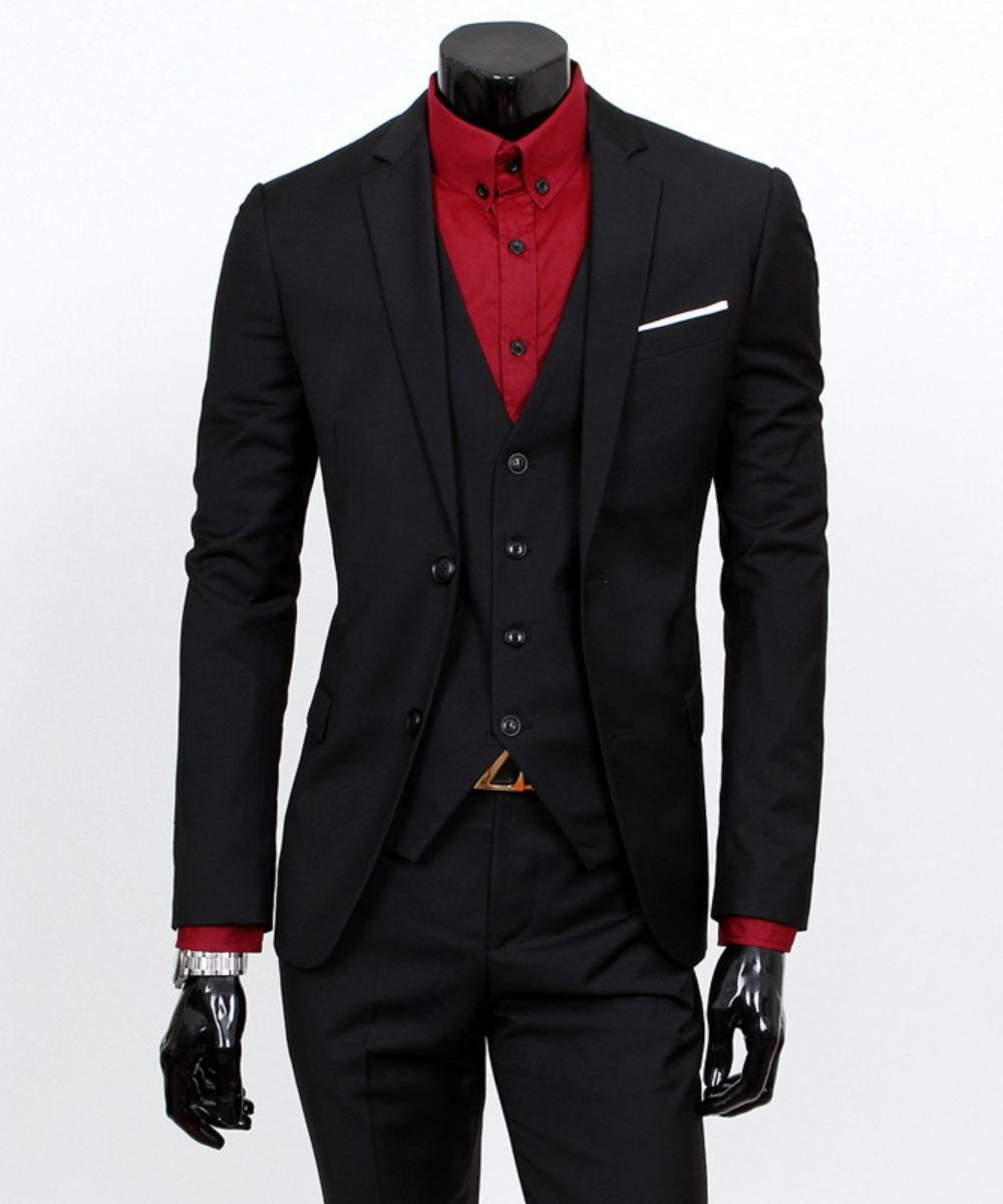 (337) Men's Three-Piece Business-Casual Suit