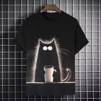 2026 Men's T-Shirt 3D Printed Anime Pattern Round Neck Short Sleeve Top Casual Fashion Loose Breathable Free Shipping